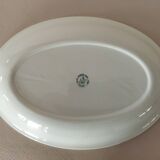 Semi-porcelain dish Céranord celadon green