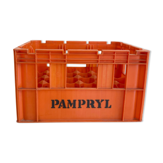 Caisse en plastique vintage pampryl, banga