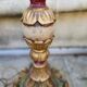 Lampadaire bois doré style florentin