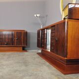 Ebony sideboard, 1940s, set of 2