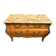 Commode style Louis XV marquetée – plateau marbr