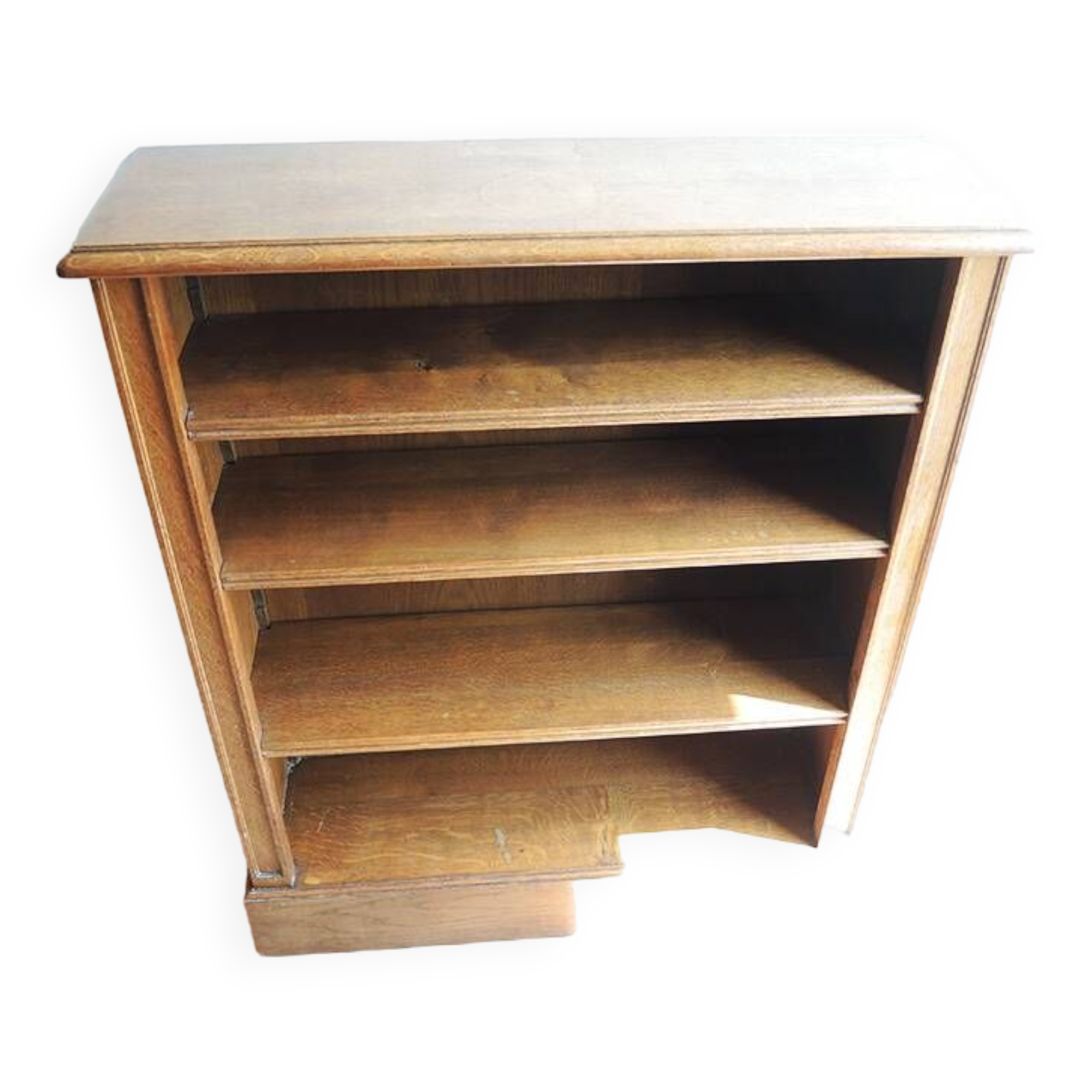 Old small solid oak library