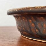 Danish pottery bowl in mid-century Lovemose style, 1960s.