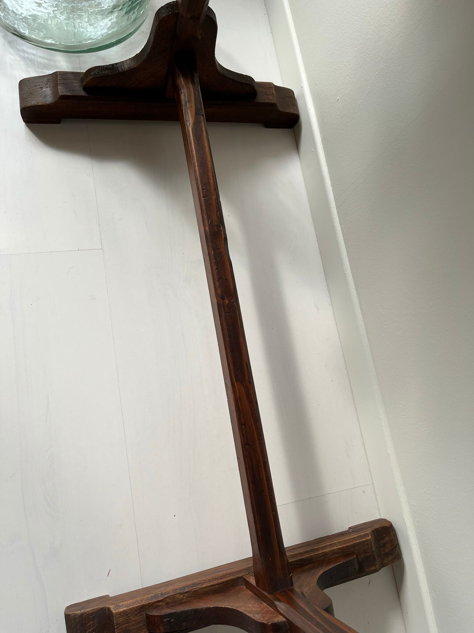 Clothes rack - antique wooden rack