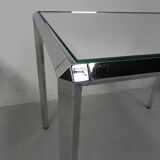 3 nesting tables with mirror glass