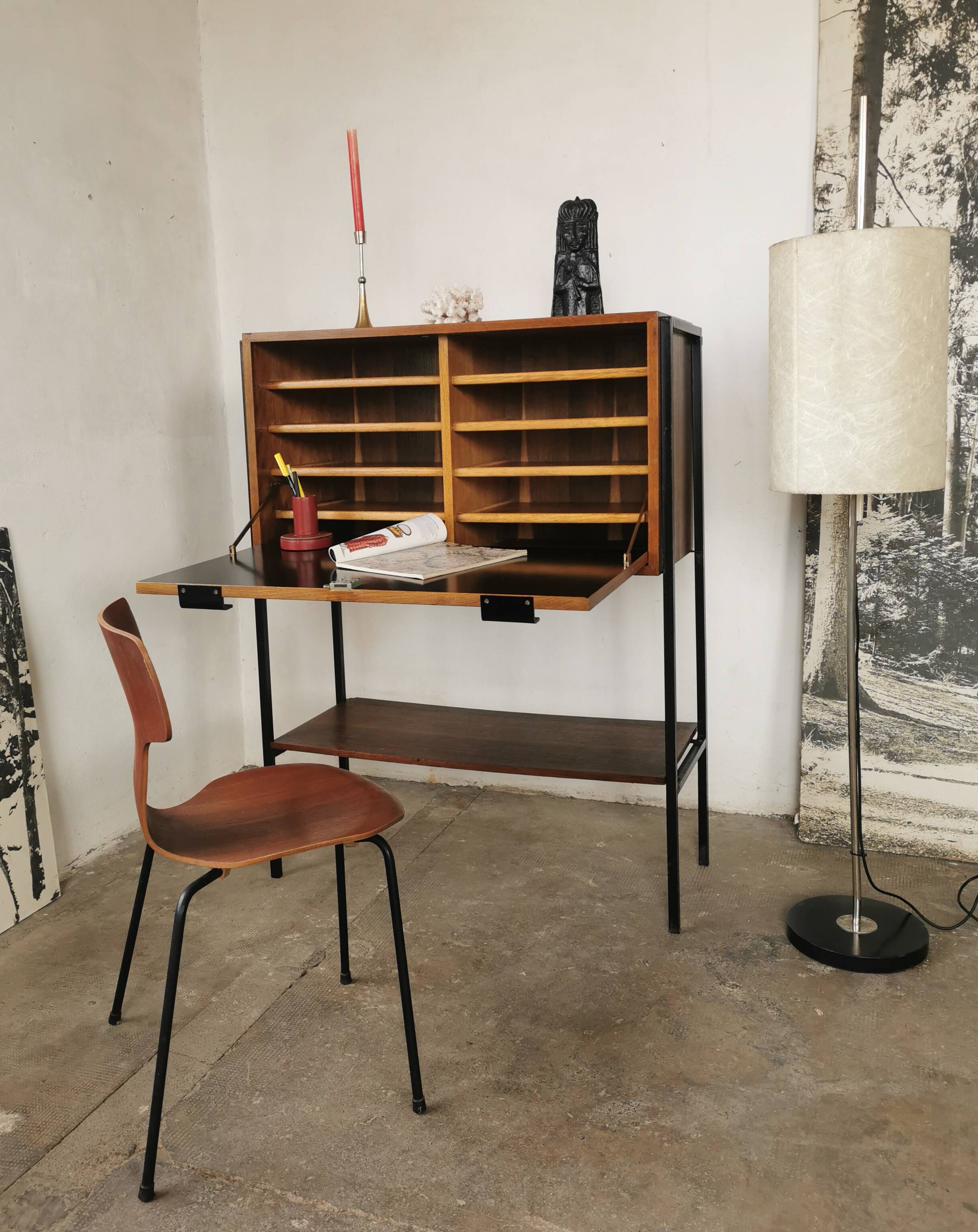 Vintage flap secretary 1960