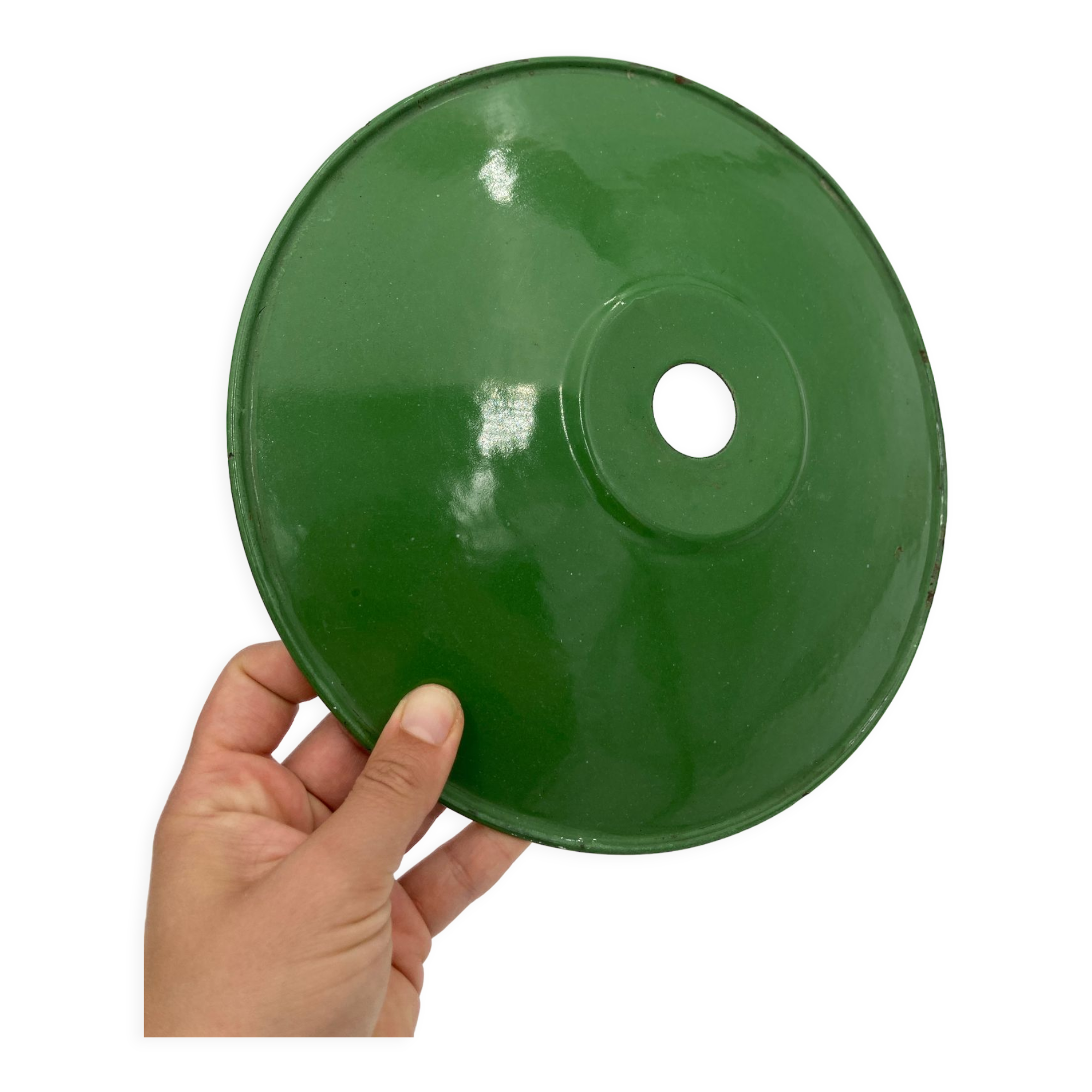 Green enamel suspension galette