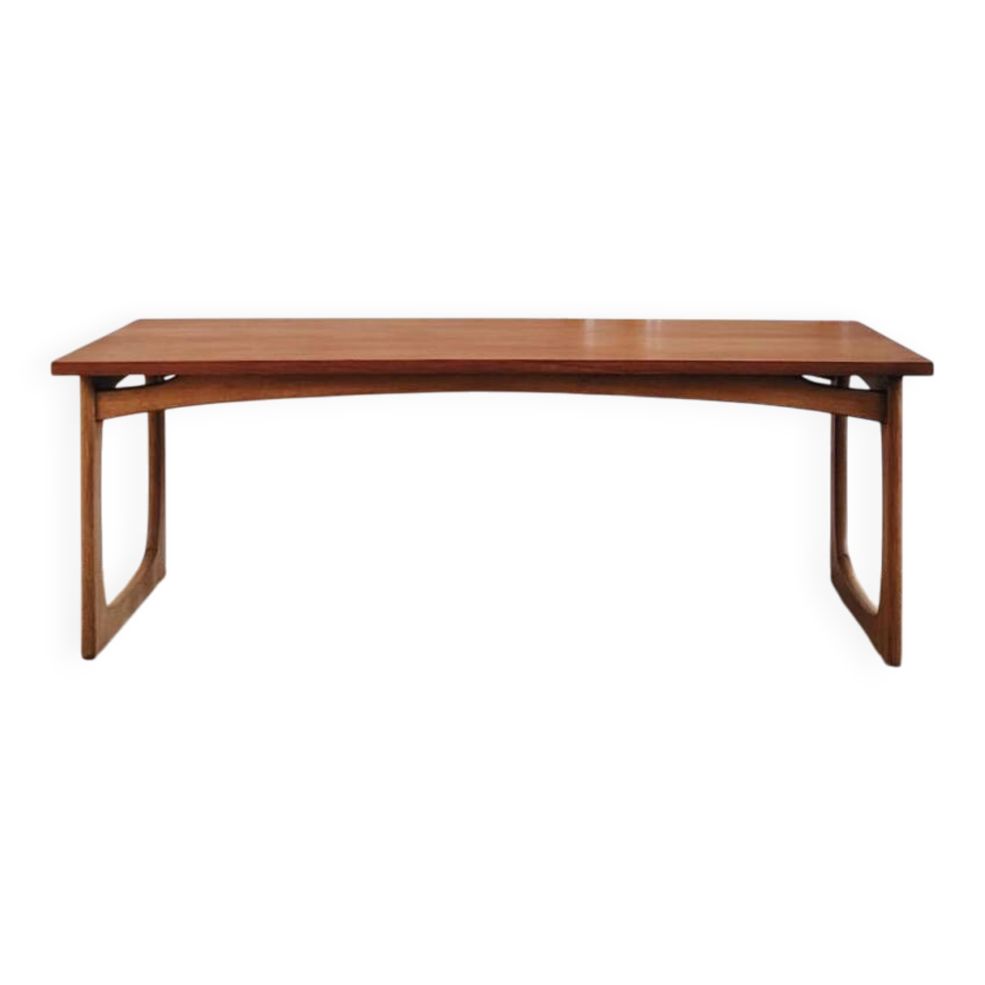 Renovated vintage coffee table, Scandinavian style, 1950s-60s.