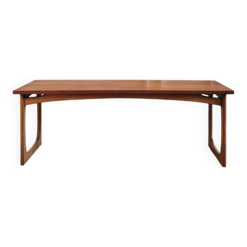 Renovated vintage coffee table, Scandinavian style, 1950s-60s.
