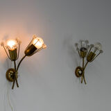 Chandelier and sconces by Emil Stejnar and executed by Rupert Nikoll 195°