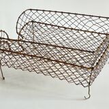 Stackable banks vintage brass wire