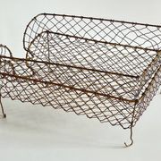 Bannettes empilables fil de laiton vintage