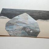Collage on paper • mineralogy iv