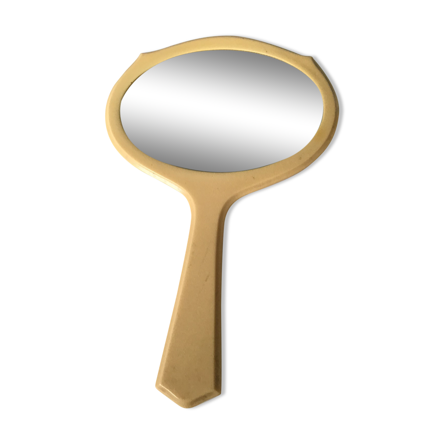 Hand mirror in bakelite