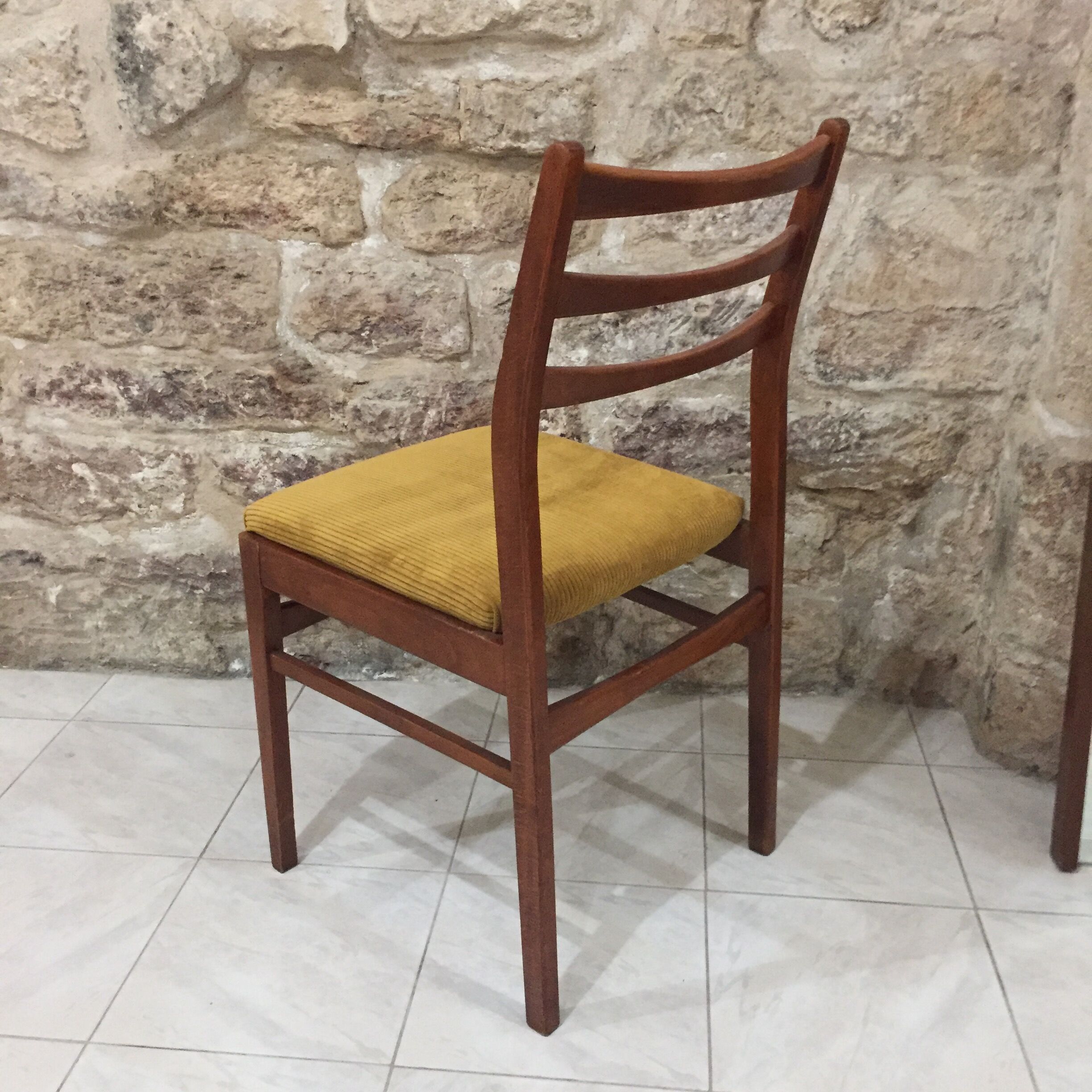 Scandinavian chair reupholstered