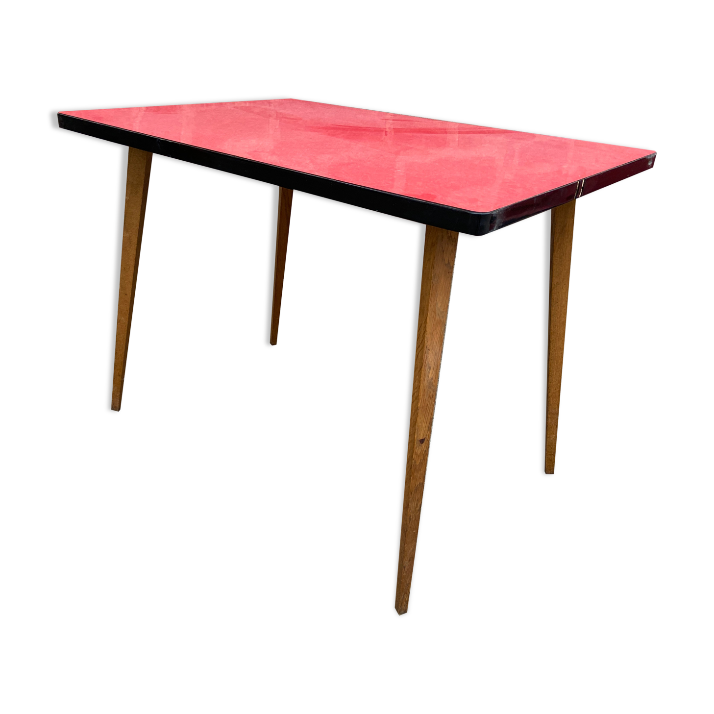 Table basse cocktail formica vintage 1960