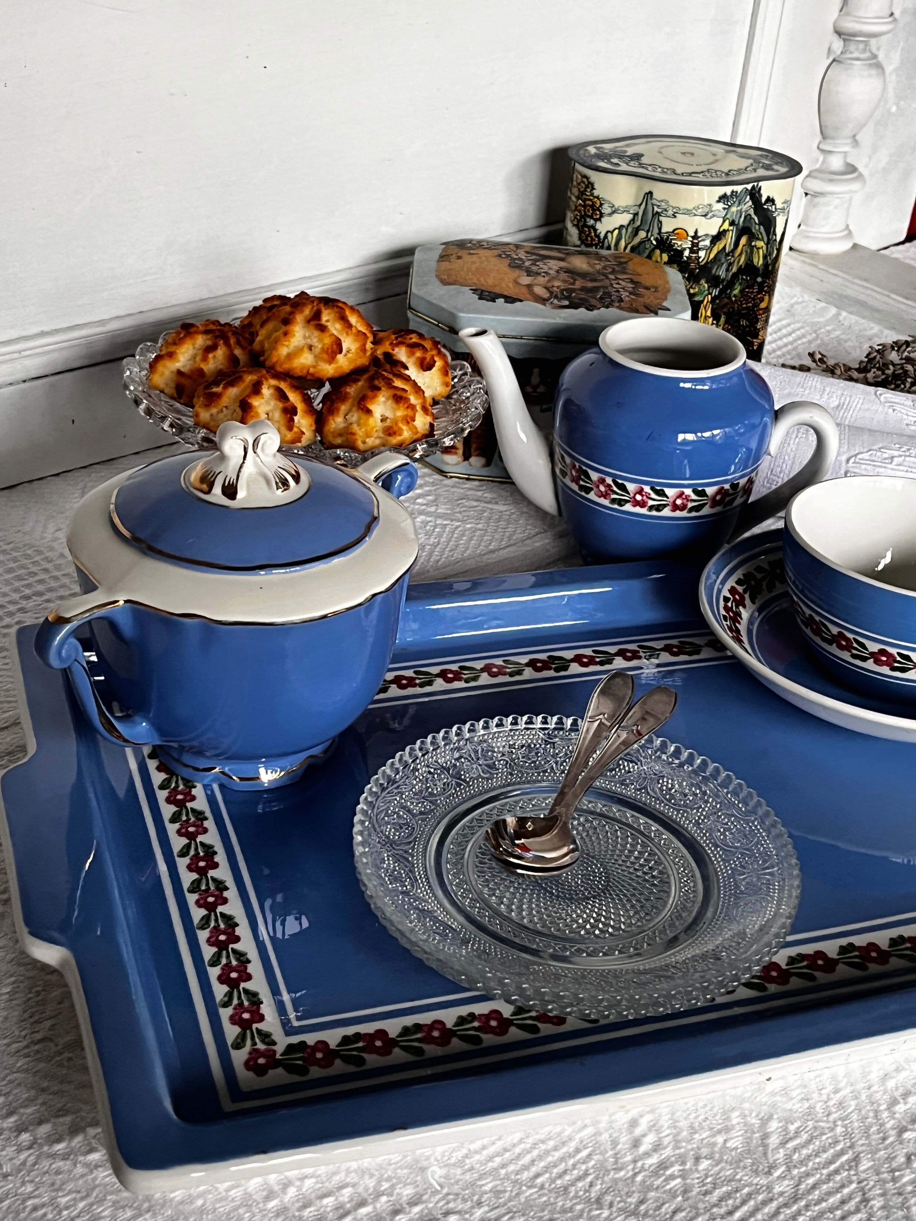 Service tray Sarreguemines Digoin