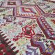 Vintage Turkish kilim, handwoven, 150x292 cm.