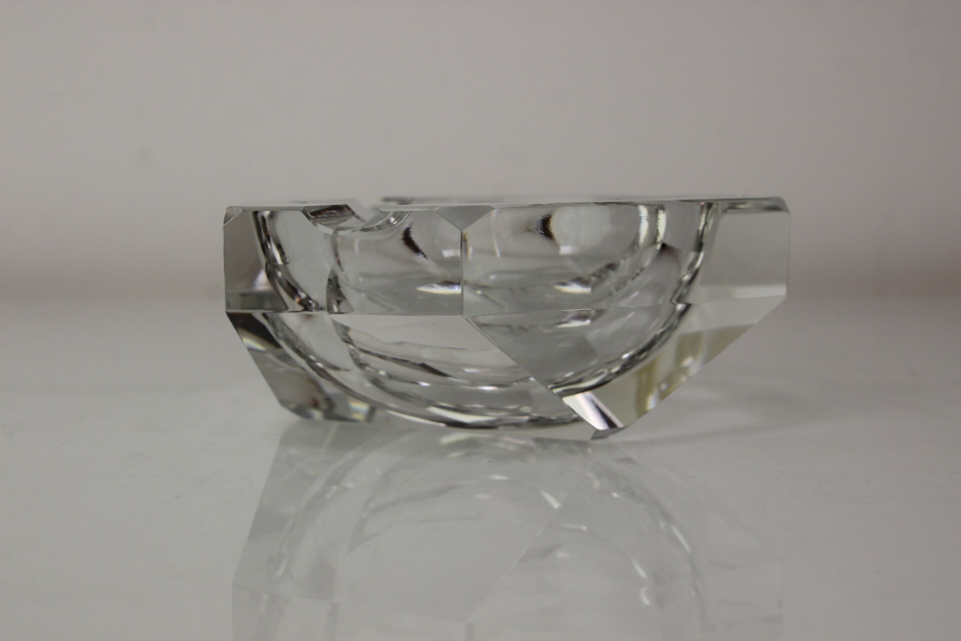 Cendrier du milieu du siècle - Diamant de Bohemia Glass, années 1970