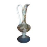 Pichet opaline marbré  vert