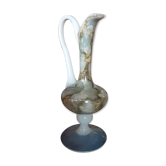 Pichet opaline marbré  vert