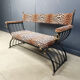 Banc curule de style Maison Jansen, années 1960