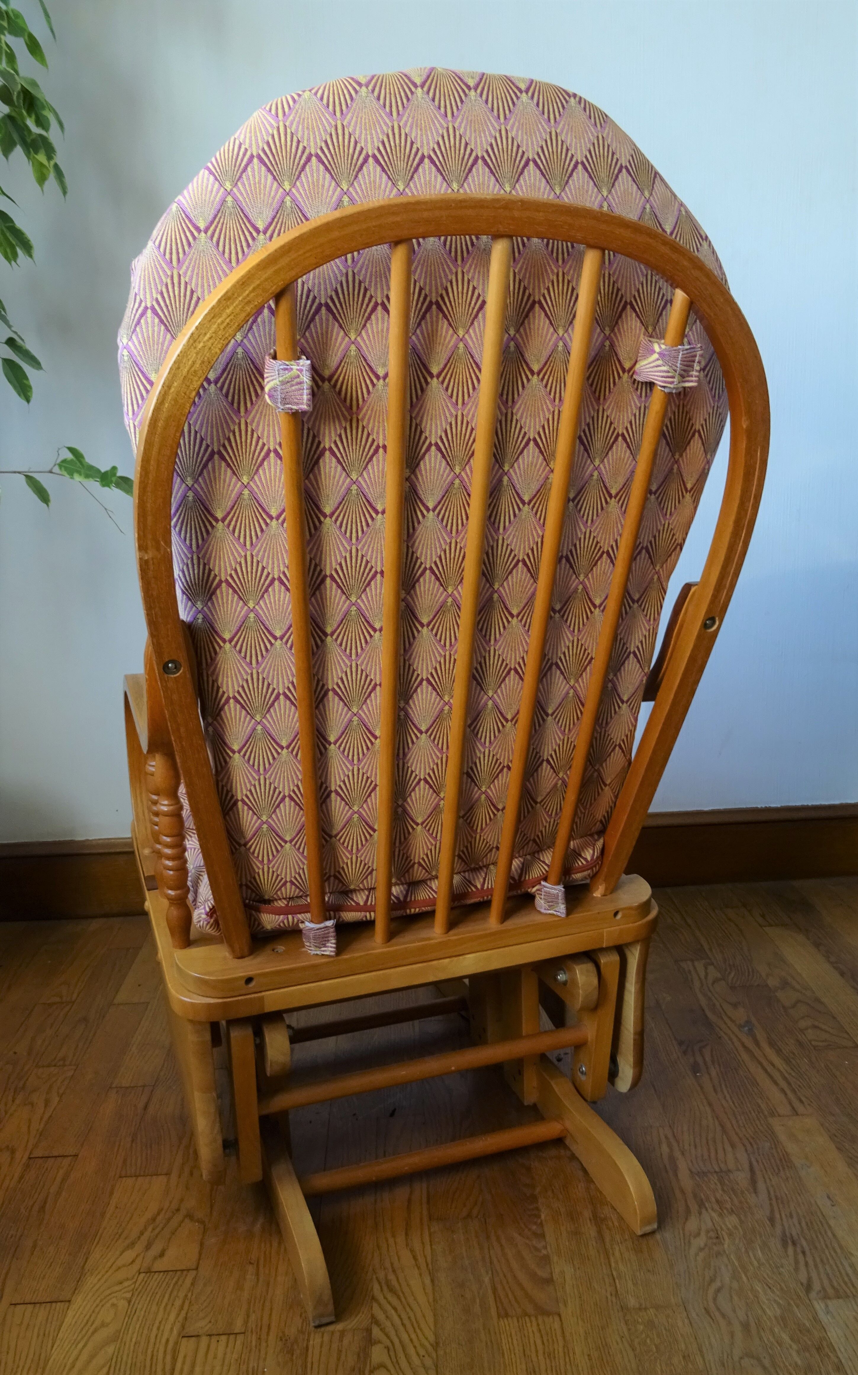 Mechanical Rocking Chair in Pine 1970s