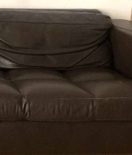 3 seater leather sofa