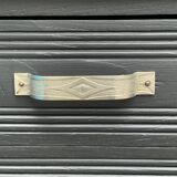 Parisian art deco buffet in solid walnut 1930