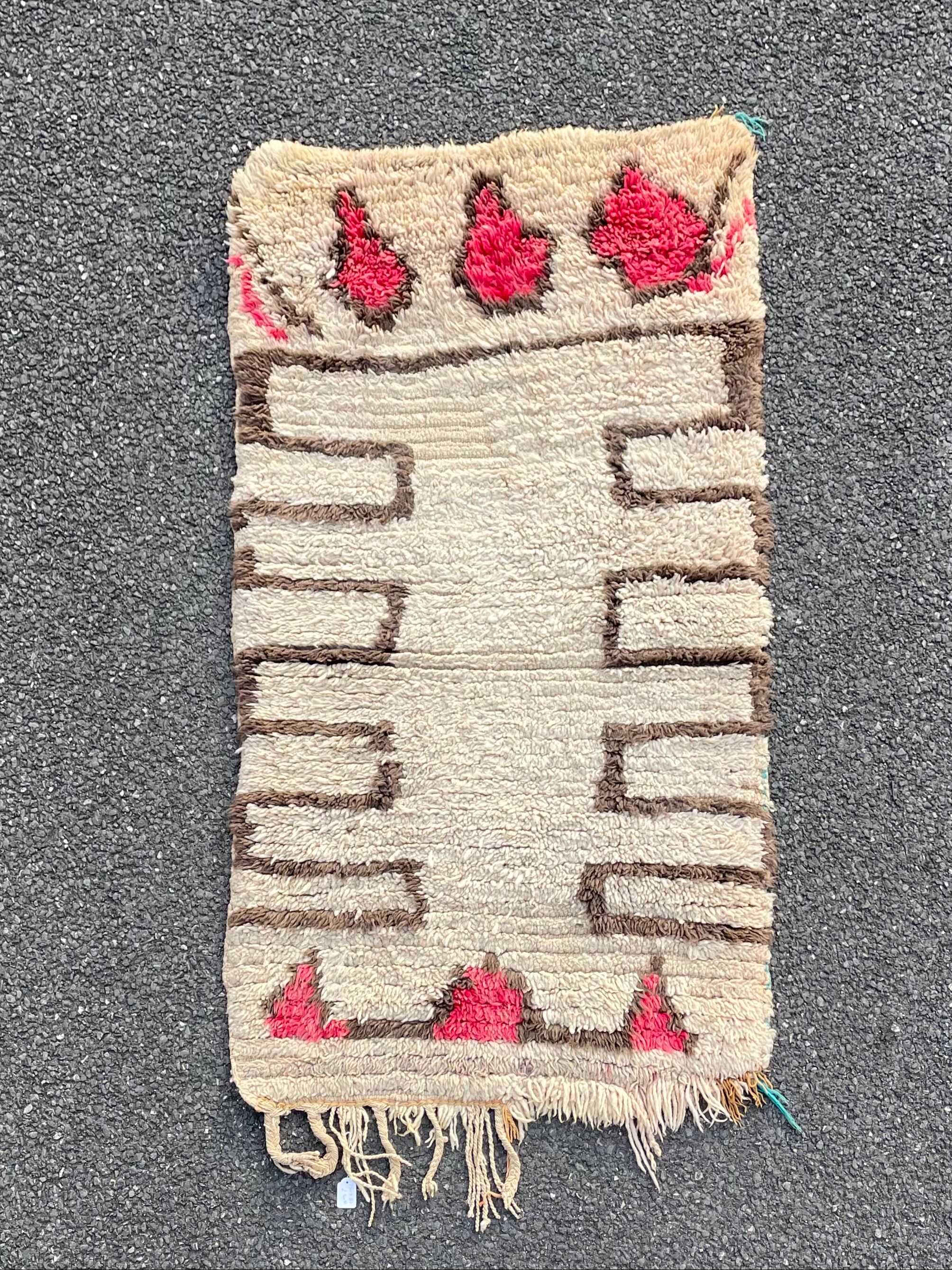 Carpet berbere beni ouarain 80x150 cm