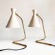 Pair of Italian "cocotte" lamps. 1950s design.