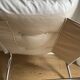White faux leather armchair by Christian Koban for DOM edition