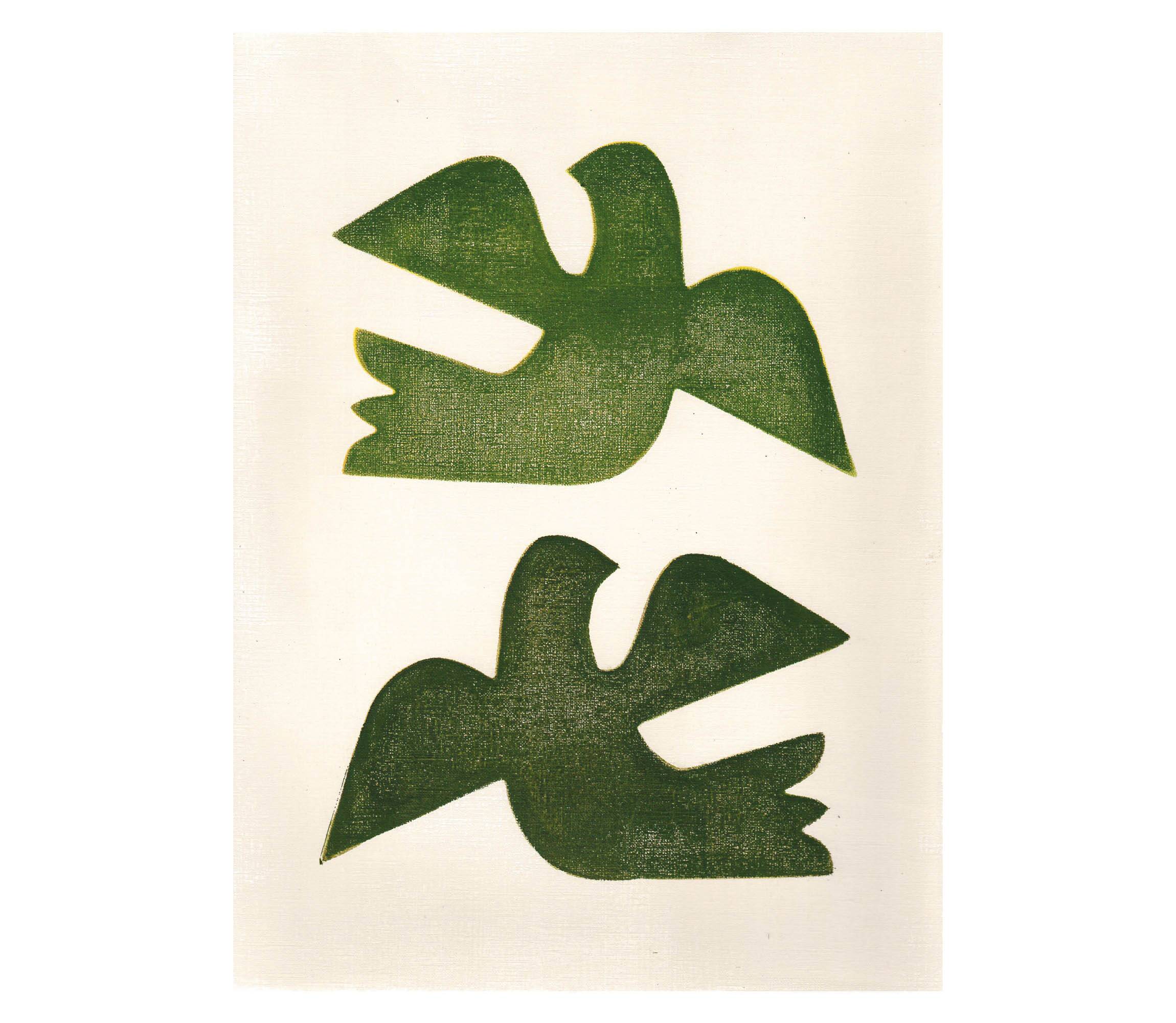 Painting - 30x40cm - Birds - signed eawy