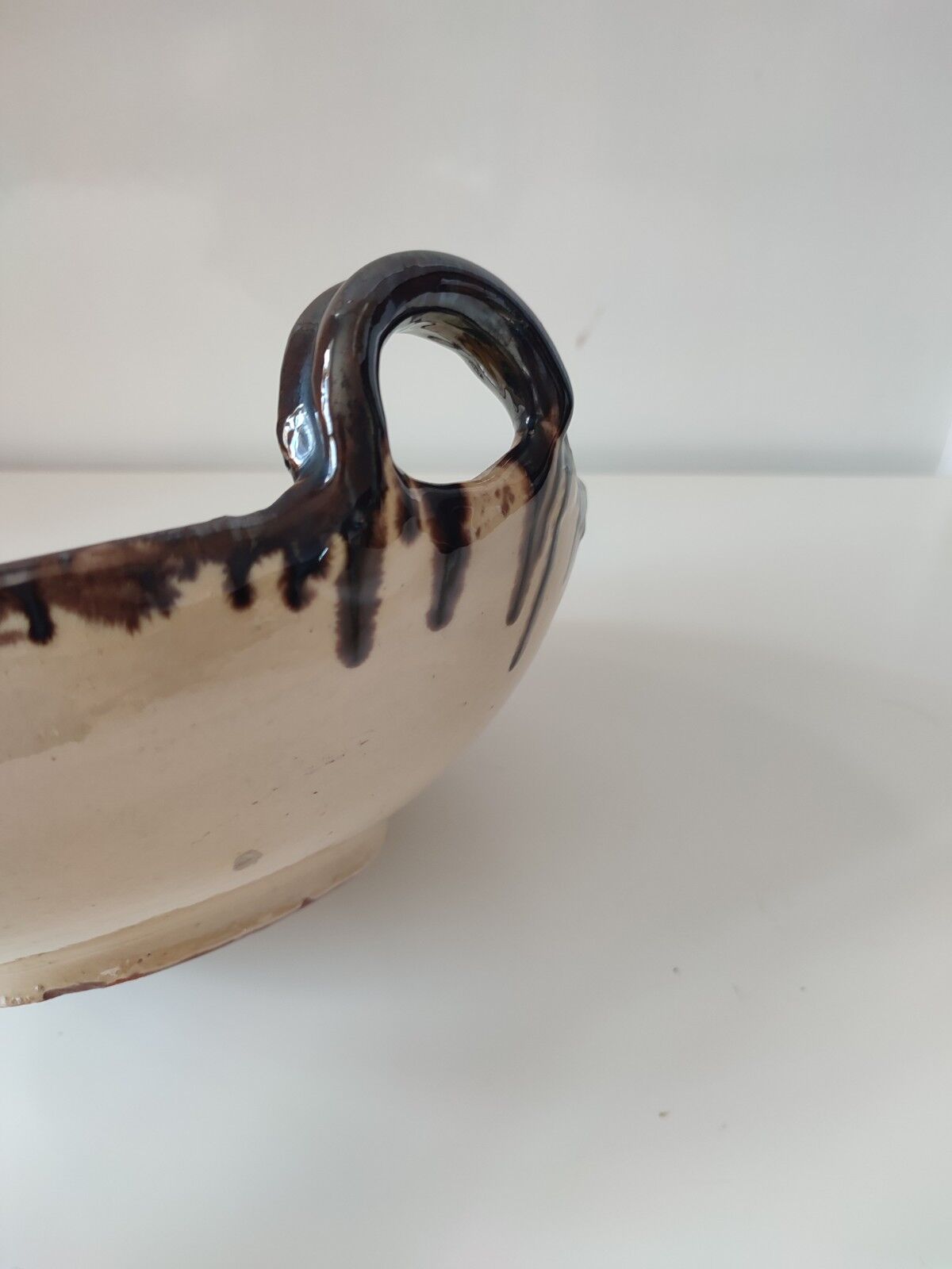 Glazed terracotta bowl