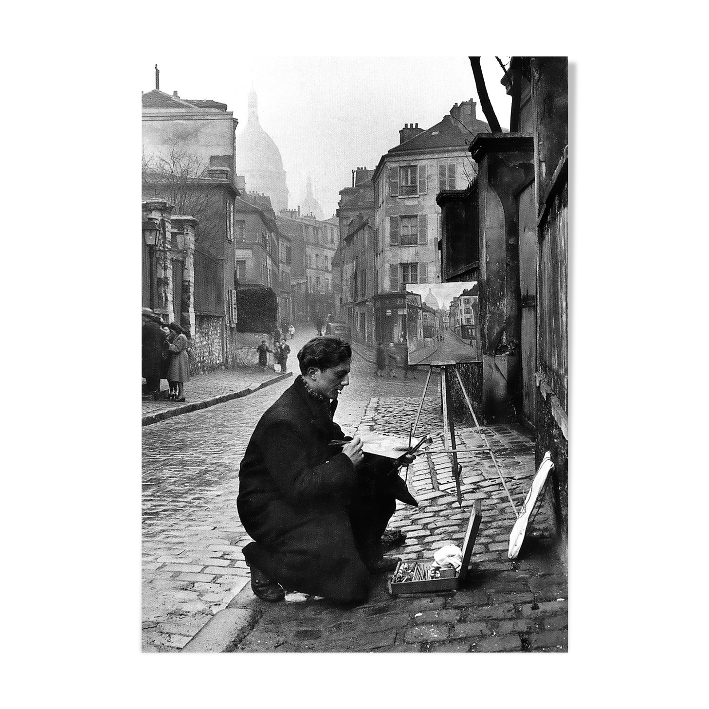 Photographie, "le peintre de montmartre", paris, 1932