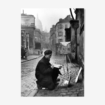 Photographie, "le peintre de montmartre", Paris, 1932