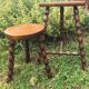 Duo of tripod stools