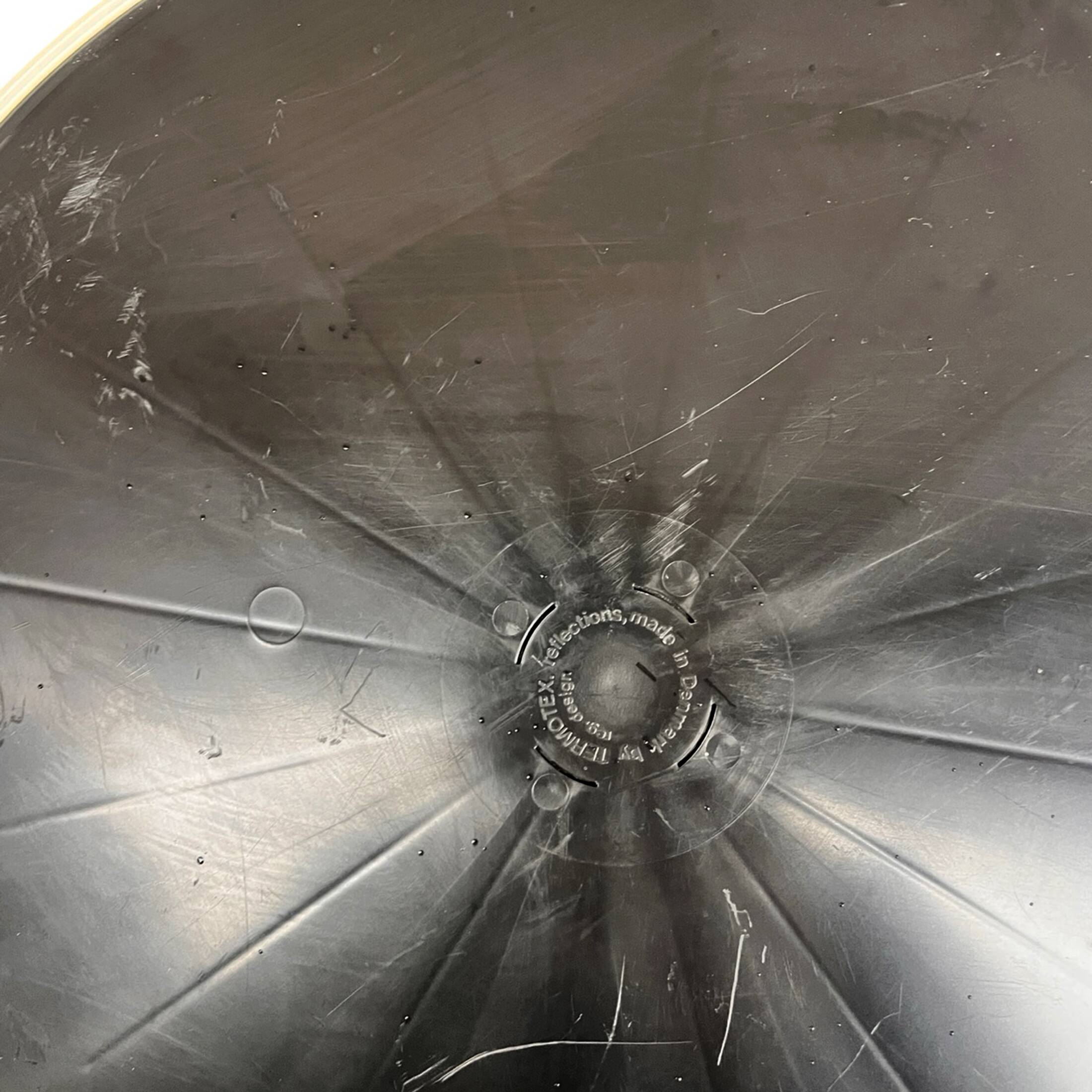 Miroir rond, miroir suspendu, Reflections par Thermotex, Danemark, 1970