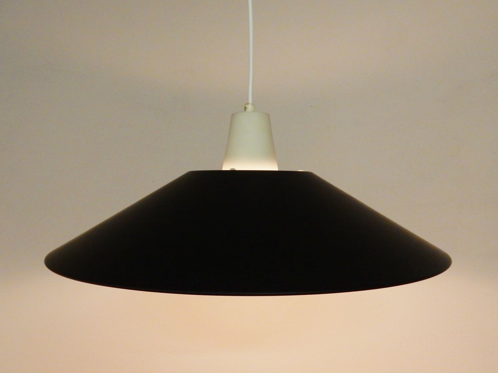 Black and white mid-century suspension 1950s
