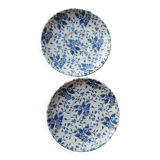 Set of 2 Royal Tudor dessert plates Bouquet model