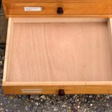Vintage drawer unit with Bakelite knobs 1950