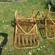 Paire fauteuils rotin vintage