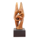 Dragoljub Milosevic - Vintage plaster sculpture "Standing Couple" circa 1970