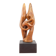 Dragoljub Milosevic - Vintage plaster sculpture "Standing Couple" circa 1970
