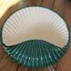 Ceramic shell wall light (4 available)