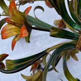 Metal chandelier Italy 60s/70s