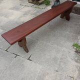 Exotic wood bench