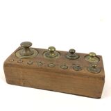 Brass weight series, complete