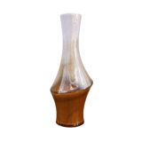 Ceramic, asymmetrical vase, Ditmar Urbach, Czechoslovakia, 1960s.