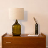 Lampe dame Jeanne et jute